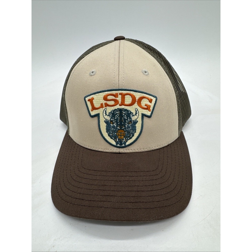 Richardson R-Active LSDG Buffalo Patch Rope Hat Sage Green Snapback